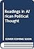 Readings in African political thought