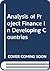 Analysis of Project Finance in Developing Countries