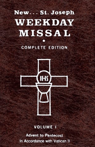 New Saint Joseph Weekday Missal: Advent to Pentecost / 920-09 (Paperback)