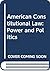 American Constitutional Law...