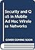 Security and QoS in Mobile ...