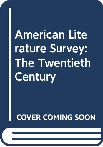 The Viking Portable Library American Literature Survey: The Twentieth Century (Hardcover)