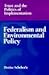 Federalism and Environmenta...