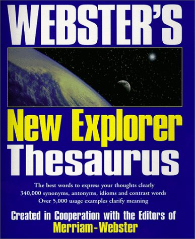 Webster's New Explorer Thesaurus (Hardcover)