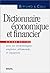 Dictionnaire économique et financier