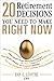 The 20 Retirement Decisions You Need to Make Right Now by Ray LeVitre