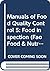 Manuals of Food Quality Control 5: Food Inspection (Fao Food & Nutrition Paper)