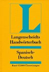 Langenscheidts Handwörterbuch: Spanisch-Deutsch (Paperback)