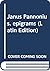 Janus Pannonius, epigrams
