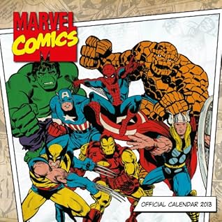 NOT A BOOK : Official Marvel Retro Classic 2013 Calendar