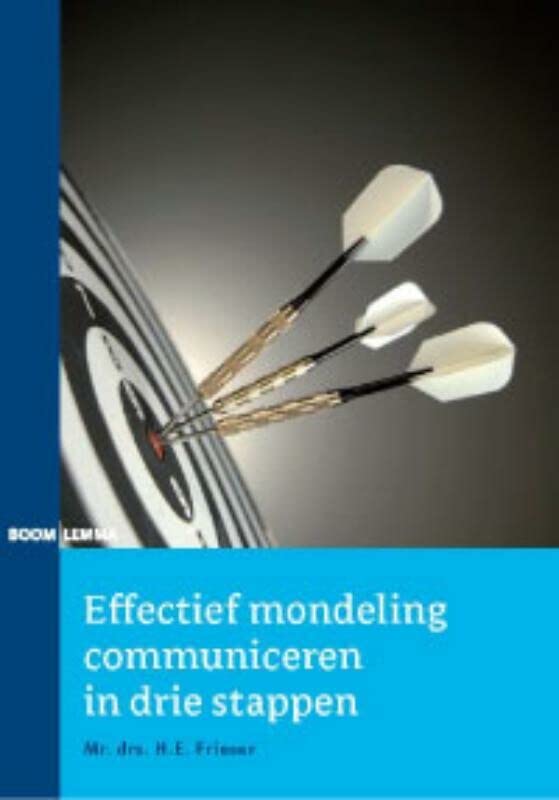 Effectief mondeling communiceren in drie stappen (Unknown Binding)