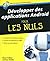 Développer des applications android pour les nuls