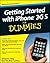 Getting Started with iPhone 3g S for Dummies