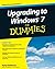Upgrading to Windows 7 for Dummies