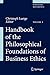 Handbook of the Philosophical Foundations of Business Ethics