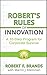 Robert's Rules of Innovation: A 10-Step Program for Corporate Survival