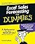 Excel Sales Forecasting for Dummies