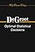 Optimal Statistical Decisions