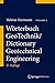 Worterbuch Geotechnik/Dictionary Geotechnical Engineering by Helmut Herrmann