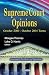 Supreme Court Opinions October 2000 - October 2004 Terms by Morgan Thomas