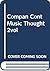 Compan Cont Music Thought 2vol by John Paynter