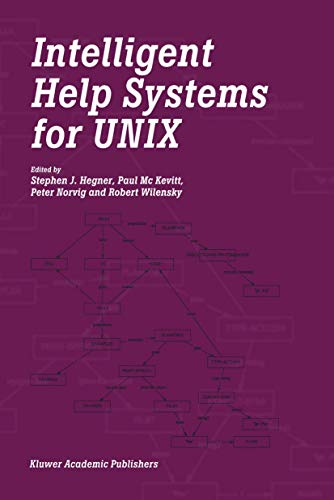 Intelligent Help Systems for UNIX (Paperback)