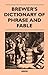 Brewer's Dictionary of Phrase and Fable