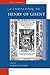 A Companion to Henry of Ghent