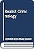 Realist Criminology by Roger Matthews