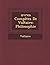 Uvres Completes de Voltaire: Philosophie (French Edition)