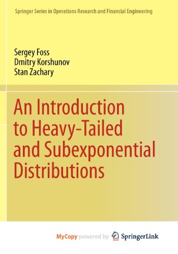 An Introduction to Heavy-Tailed and Subexponential Distributions (Paperback)