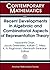 Recent Developments in Algebraic and Combinatorial Aspects of... by Vyjayanthi Chari