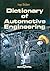 Dictionary of Automotive Engineering