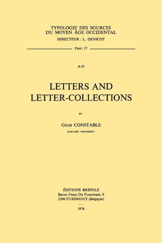 Typ 17 Letters and Letter-Collections, Constable (Typologie Des Sources Du Moyen Age Occidental)