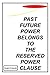 Past Future Power Belongs t...