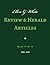 Ellen G. White Review & Herald Articles, Book IV of IV