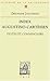 Index Augustino-Cartesien Textes Et Commentaire (Bibliothaequ... by Zbigniew Janowski
