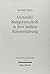 Aristoteles' Kategorienschr...