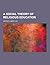 A Social Theory of Religious Education