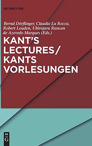 Kant’s Lectures / Kants Vorlesungen (Hardcover)