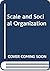 Scale and social organization