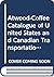 Atwood-Coffee Catalogue of United States and Canadian Transportation Tokens: 003