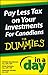 Pay Less Tax on Your Investments In a Day For Canadians For Dummies (In A Day For Dummies Book 70)