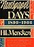 Newspaper Days (H.L. Mencken's Autobiography)