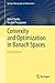 Convexity and Optimization in Banach Spaces (Springer Monographs in Mathematics)