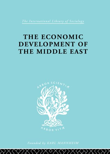 The Economic Development of the Middle East (International Library of Sociology)