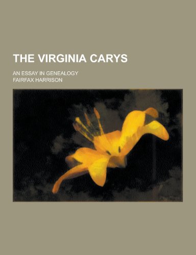 The Virginia Carys; An Essay in Genealogy (Paperback)