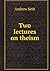 Two lectures on theism