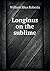 Longinus on the sublime