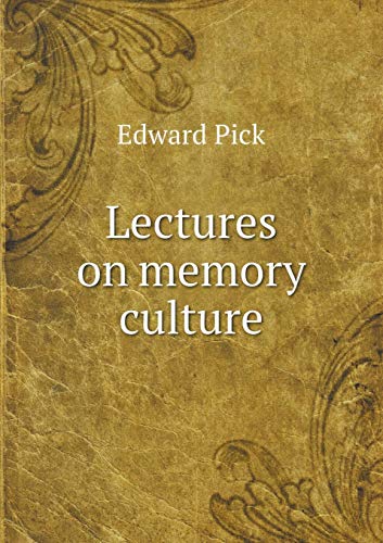 Lectures on memory culture (Paperback)